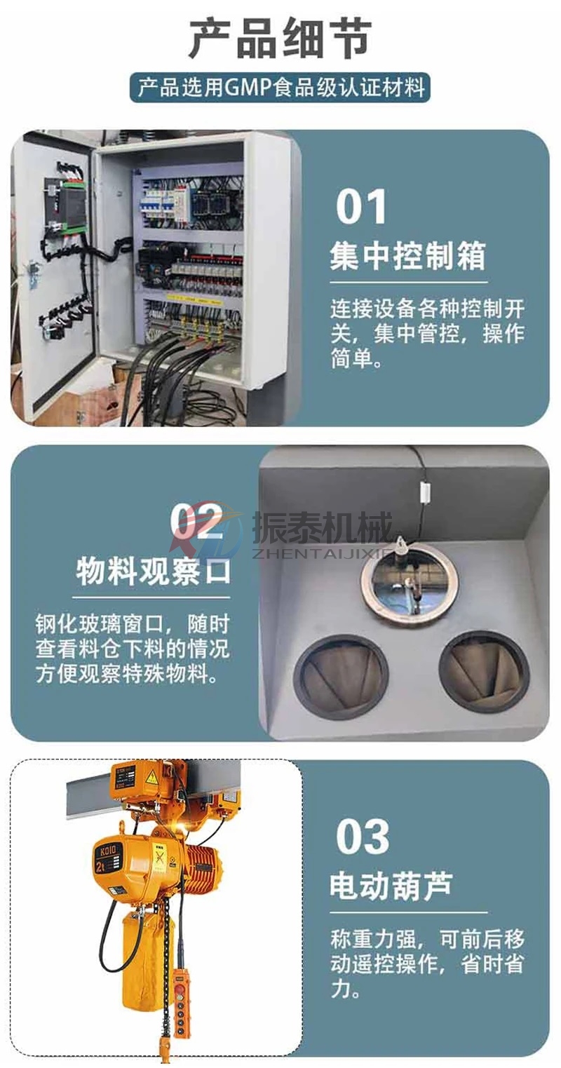 雙酚A噸袋拆包機(jī)細(xì)節(jié)
